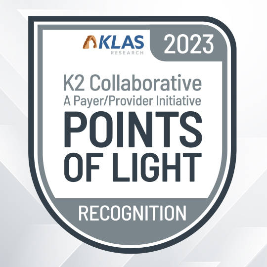 KLAS recognizes CenterX with its 2023 Points of Light award
